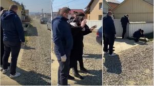 Imagini dureroase la Suceava. Rudele îndoliate au voie să privească doar de la poartă cum trece sicriul cu trupul neînsuflețit