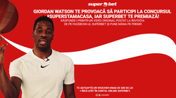 Impresionează-l pe Giordan Watson cu ce faci tu acasă, iar Superbet de premiază!  Intră în campania #SuperStamAcasa, pe Facebook și pe Tik Tok!