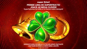 PRINDE MÂNA CÂȘTIGĂTOTARE CU 40 MEGA CLOVER LA SUPERBET! PRINDE MÂNA CÂȘTIGĂTOTARE CU 40 MEGA CLOVER LA SUPERBET!