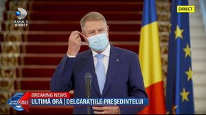 ULTIMĂ ORĂ! Klaus Iohannis, mai multe restricții: "E obligatoriu să...". A anunțat și ziua oficială în care putem ieși din casă