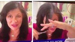 Gafă mare în televiziune! Un reporter și-a filmat din greșeală soțul care era la duș. Imaginile au devenit virale 