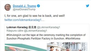 Reactia lui Donald Trump despre aparitia in public a lui Kim Jong Un