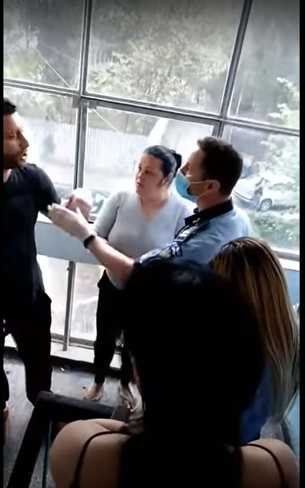 Scandalagiu din Galati, calmat de politisti cu spray lacrimogen