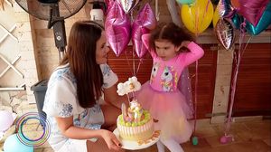 VIDEO Fiica lui Mădălin Ionescu și a Cristinei Șișcanu a împlinit 3 anișori. Părinții i-au făcut o surpriză pe cinste