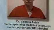 Dr. Valentin Anton, medic primar Medicină de Urgență, a murit! "Suntem profund mâhniți de dispariția lui prematura"