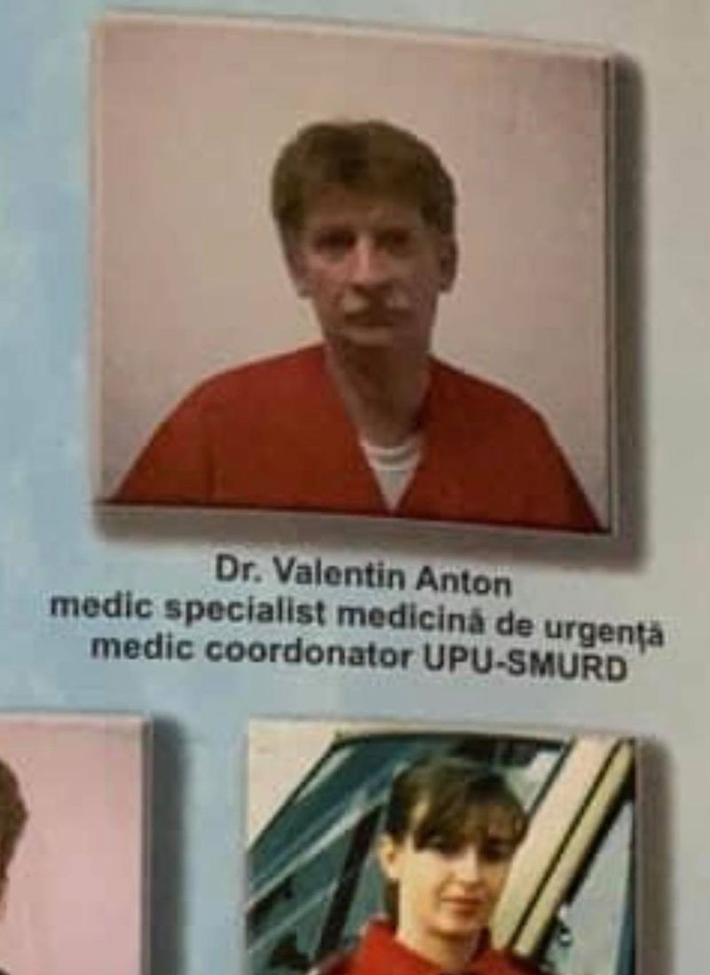 Dr. Valentin Anton, medic primar Medicină de Urgență, a murit! "Suntem profund mâhniți de dispariția lui prematura" Dr. Valentin Anton, medic primar Medicină de Urgență, a murit! "Suntem profund mâhniți de dispariția lui prematura"