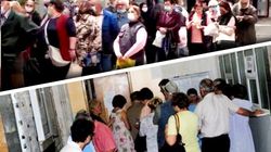 Starea de alertă nu îi împiedică pe români să nu iasă din case. Cozi interminabile la instituții