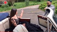 Andra Volos, protagonista videoclipului „Te-așteaptă în ușă bagajul”