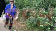 IREAL! Margherita de la Clejani, ipostază șocantă a doua zi după accident. Cu băutura în mână și întinsă pe jos...