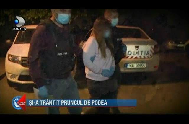 Imagini șocante! Momentul &icirc;n care italianca &icirc;și tr&acirc;ntește bebelușul