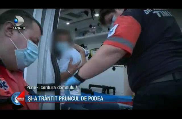 Imagini șocante! Momentul &icirc;n care italianca &icirc;și tr&acirc;ntește bebelușul