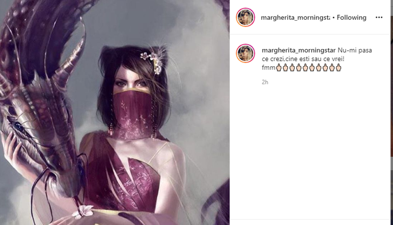 Margherita nu s-a liniștit. Mesaj și scene ciudate în miez de noapte
