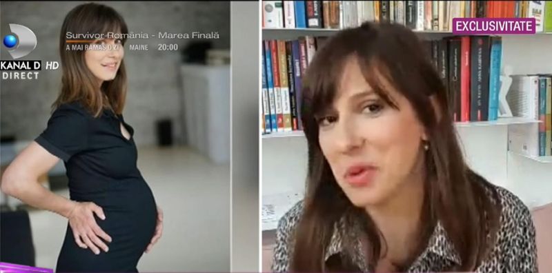 Dana Rogoz, prima apariție tv după ce a născut o fetiță