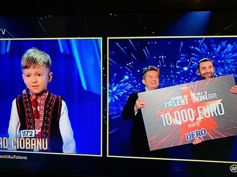 Câștigătorul Românii au talent. Radu Palaniță a luat premiul cel mare
