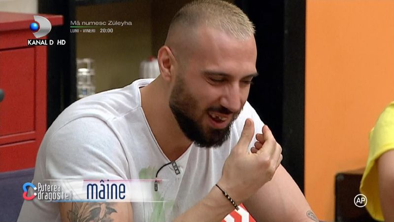 Momentul în care Marius de la Puterea dragostei rămâne fără dinți 