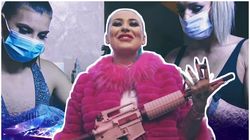 Emy Alupei de la Survivor, păzită de două vedete Exatlon! Ana Otvoș și Mădălina Predoi, gărzi de corp pentru cântăreață