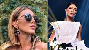 Ilinca Vandici, pictorial periculos cu șerpi! A rămas cu reptila încolăcită în jurul gâtului! FOTO EXCLUSIV