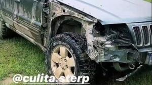 Culiță Sterp, accident de mașină pe câmp. A lovit un pom! 