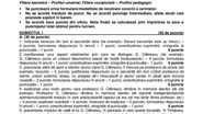 Barem de corectate BAC 2020 Limba și Literatura Romana