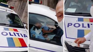VIDEO Tânăr încătușat în trafic, după ce i-a „certat” pe polițiști, pentru că nu aveau măști. Cum s-a terminat scandalul