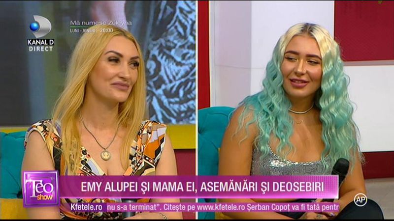 Emy Alupei, prima apariție televizată alături de mama ei. La ce vârstă a dus faimoasa un băiat acasă?