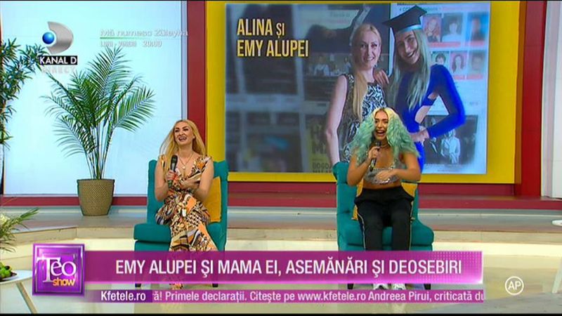 Emy Alupei, prima apariție televizată alături de mama ei. La ce vârstă a dus faimoasa un băiat acasă?