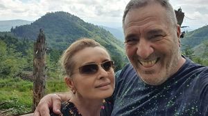 Nelson Mondialu alături de soția sa