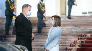 Maia Sandu si Klaus iohannis