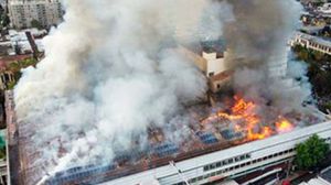 Incendiu într-un spital din Chile.
