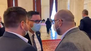 Dan Tănasă (AUR) și Silviu Dehelean (USR)