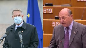 Klaus iohannis și Traian Băsescu