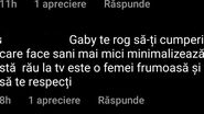 Comentariu poză Gabriela Cristea