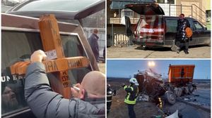 Trupurile neînsuflețite ale victimelor din accidentul de la Iași au fost ridicate de rude