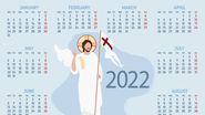 Calendar Creștin Ortodox MARTIE 2022