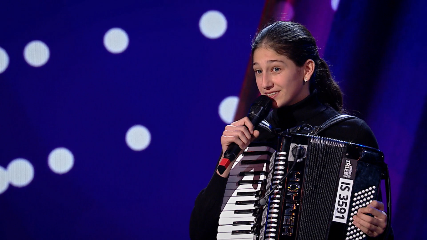 Andreea Gheorghiță, fata cu acordeonul de la Românii au Talent, sezonul 12