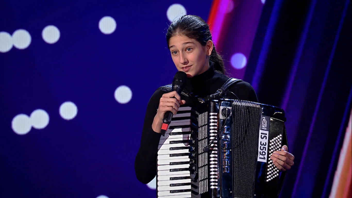 Andreea Gheorghiță, fata cu acordeonul de la Românii au Talent, sezonul 12
