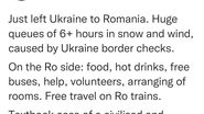 Un jurnalist străin a ținut să laude românii, pentru ajutorul acordat refugiaților
