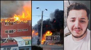 Ionuț și Florin Cercel, prinși într-un incendiu de proporții din sectorul 5 al Capitalei