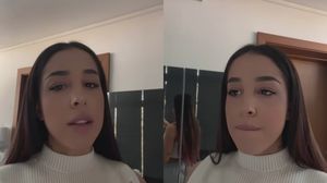 Logodnica lui Speak, blocată în afara casei