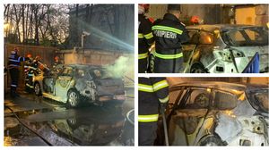 Accident mortal în București! Un bărbat a murit carbonizat, după ce a intrat cu mașina în gardul Ambasadei Rusiei