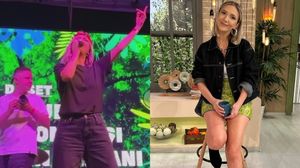 Adela Popescu a urcat din nou pe scenă