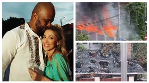 Botezul fiului Andreei și a lui Cabral Ibacka, întrerupt de un incendiu