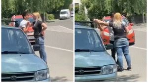 O femeie din Focșani și un adolescent au fost protagoniștii unui scandal în trafic. 