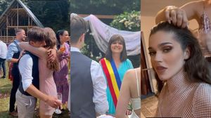 Theo Rose, primele imagini de la nuntă! Bucurie mare în familia artistei „E semn de belșug”