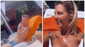 Ramona Olaru și Răzvan Fodor, ipostaze incendiare la piscină! Asistenta TV a renunțat la inhibiții: „Suntem nebuni rău”