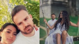 Bella Snatiago și soțul ei 