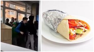 shaorma gratis, judetul alba, coada mancare gratis, imbulzeala