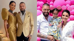 Adelina Pestrițu, Virgil Șteblea și fiica lor 