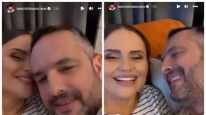 Cristina Șișcanu și Mădălin Ionescu, ipostaze romantice în mediul online