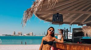 Imaginile momentului de la Cupa Mondială 2022! Cum s-a pozat Agustina Gandolfo, iubita lui Lautaro Martinez